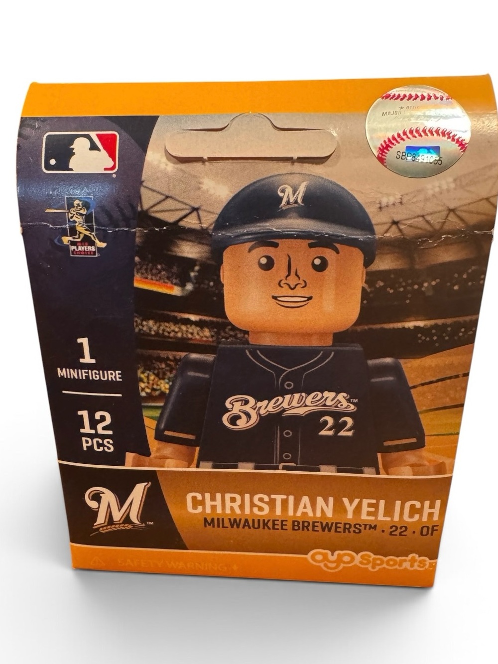 Christian Yelich OYO Sports Milwaukee Brewers MLB Minifigure Sealed